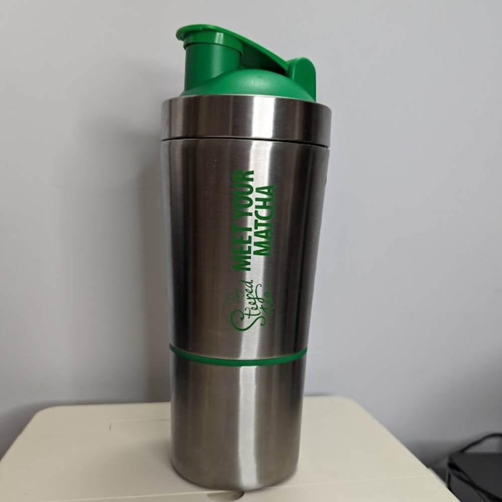 Steeped Tea Sipology Stainless Steel Matcha Shaker